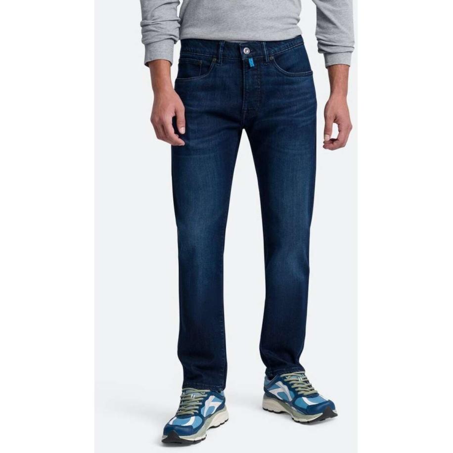 Pierre Cardin Antibes Futureflex Jeans donkerblauw, Effen Blauw
