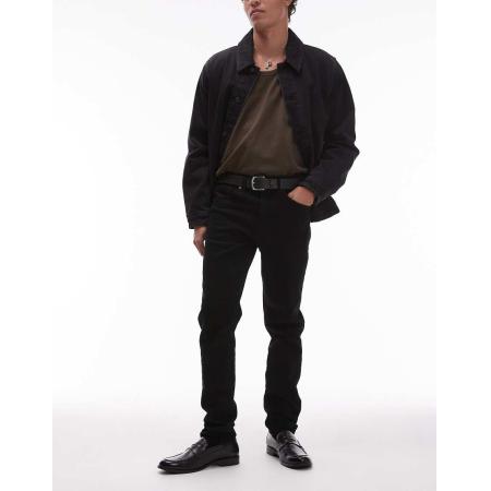 Topman - Skinny jeans met stretch in zwart