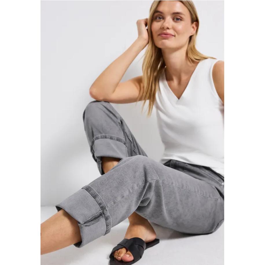 Street One Straight Legs jeans Grijs