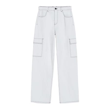 Bershka Bershka Cargojeans offwhite