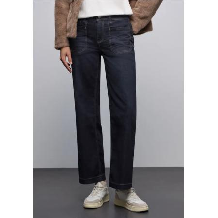 Street One Uitgerolde Wide Legs jeans