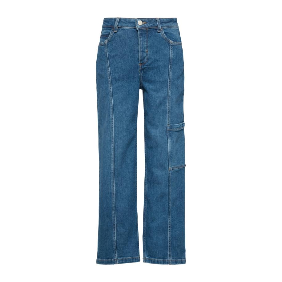 comma casual identity comma casual identity Cargojeans blauw denim -