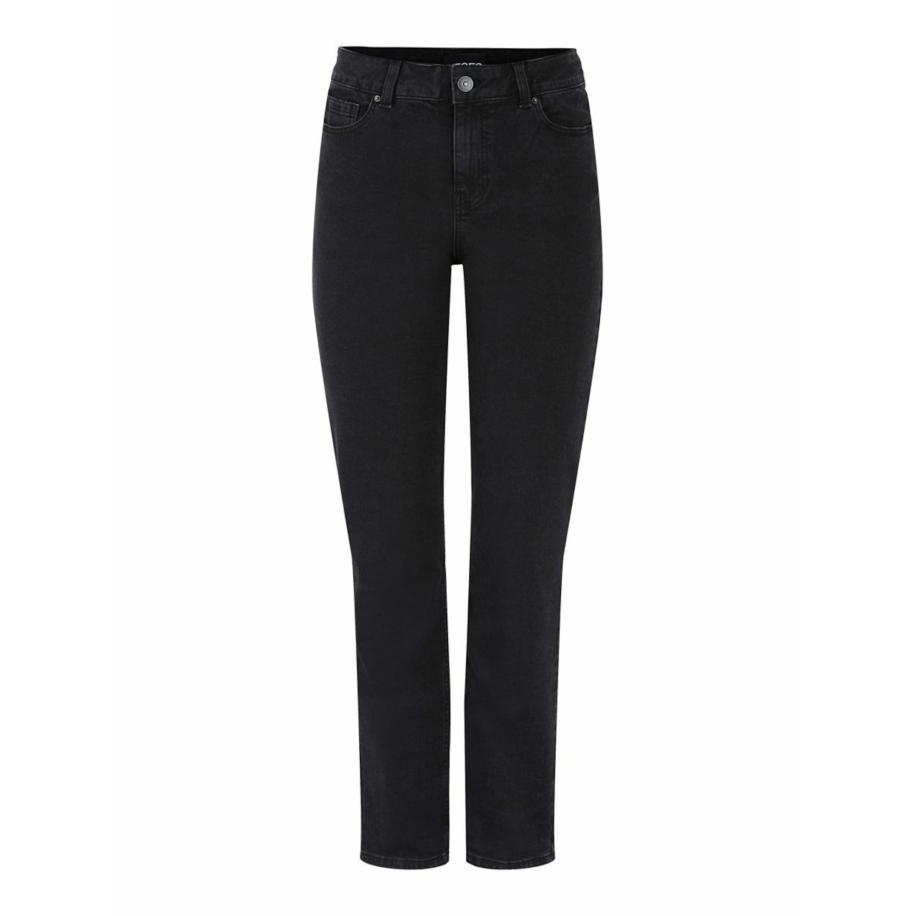PIECES Jeans Luna black denim Zwart