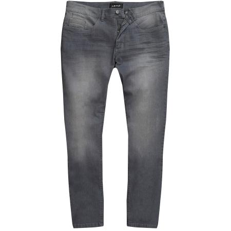 men plus Men Plus Jeans grijs / zwart