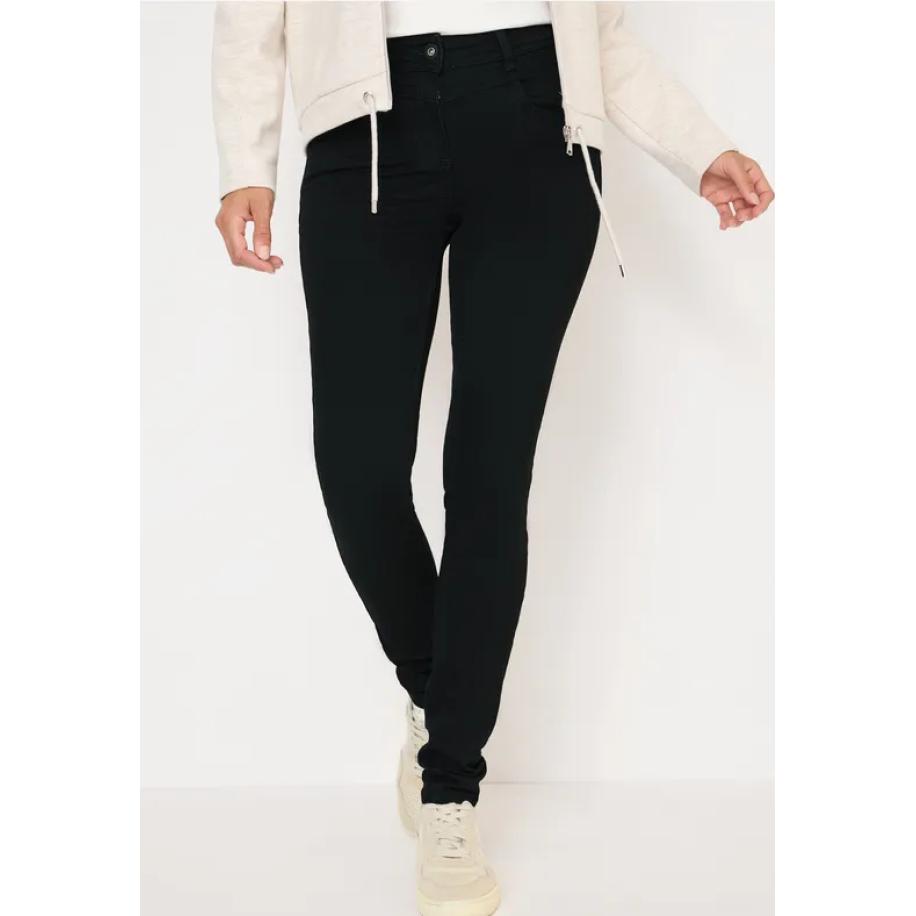 CECIL Slim Fit jeans Zwart