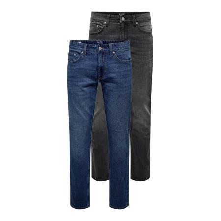Only & Sons Only & Sons Jeans ONSWEFT blauw denim / black denim