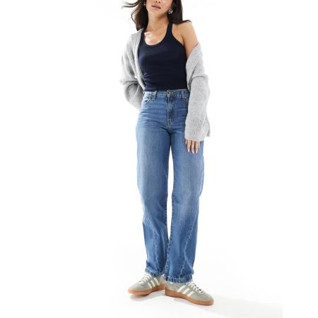 Levi's 94 Baggy jeans met naden in middenblauw