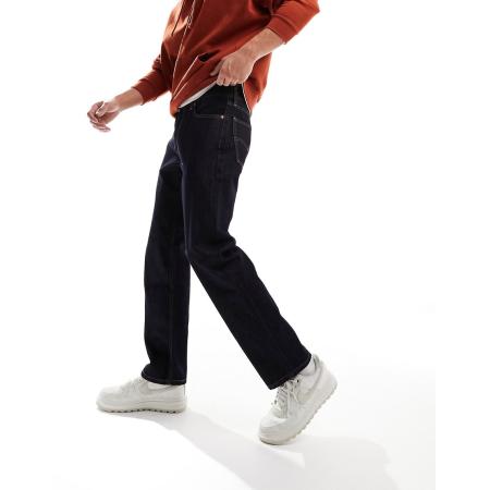Levi's - 555 - '96 - Ruimvallend jeans met rechte pasvorm in indigo wassing-Zwart