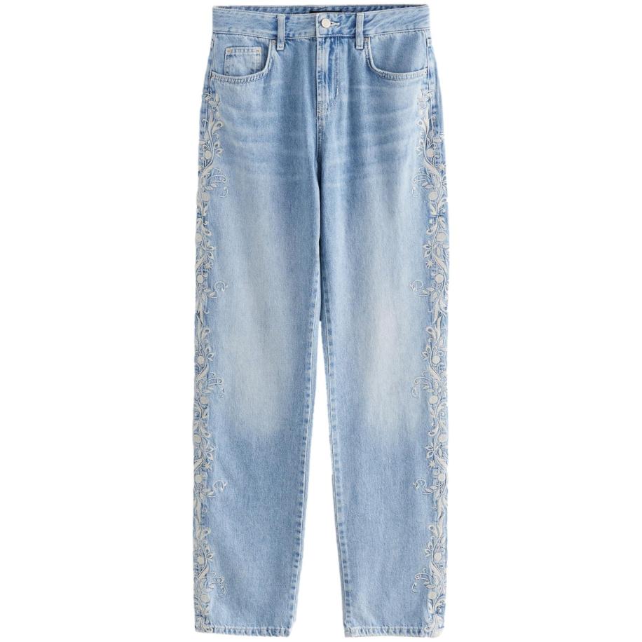 Next Next Jeans blauw / wit -