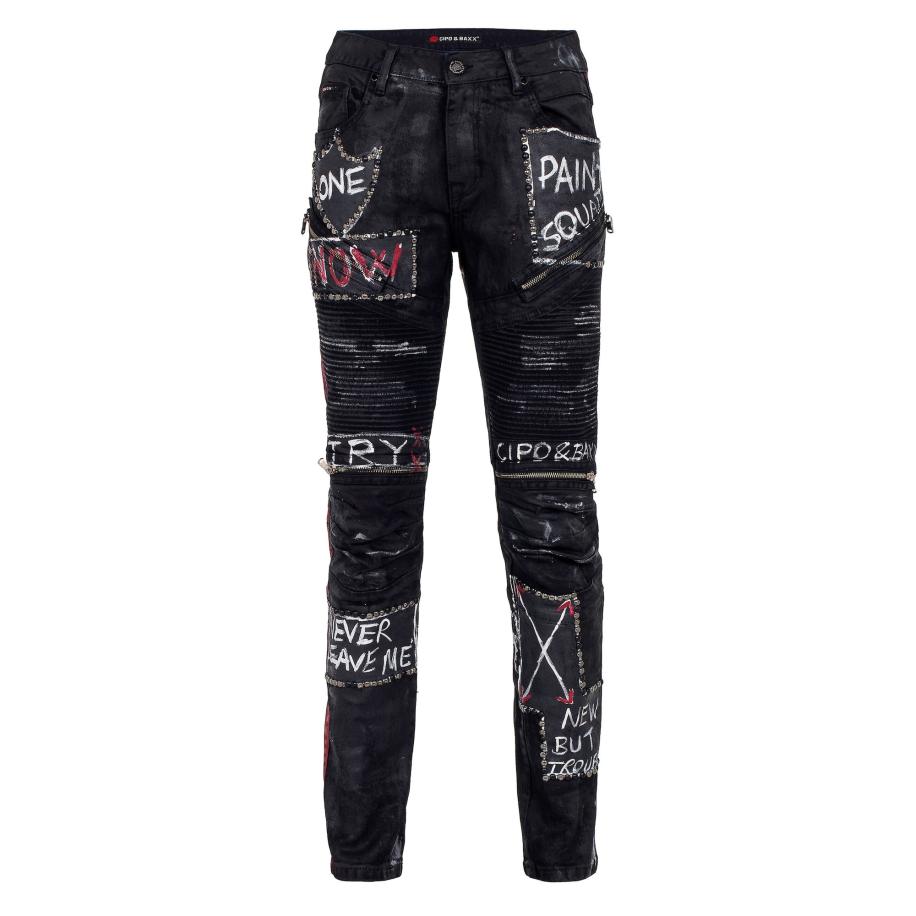 Cipo & Baxx CIPO & BAXX Jeans zwart -