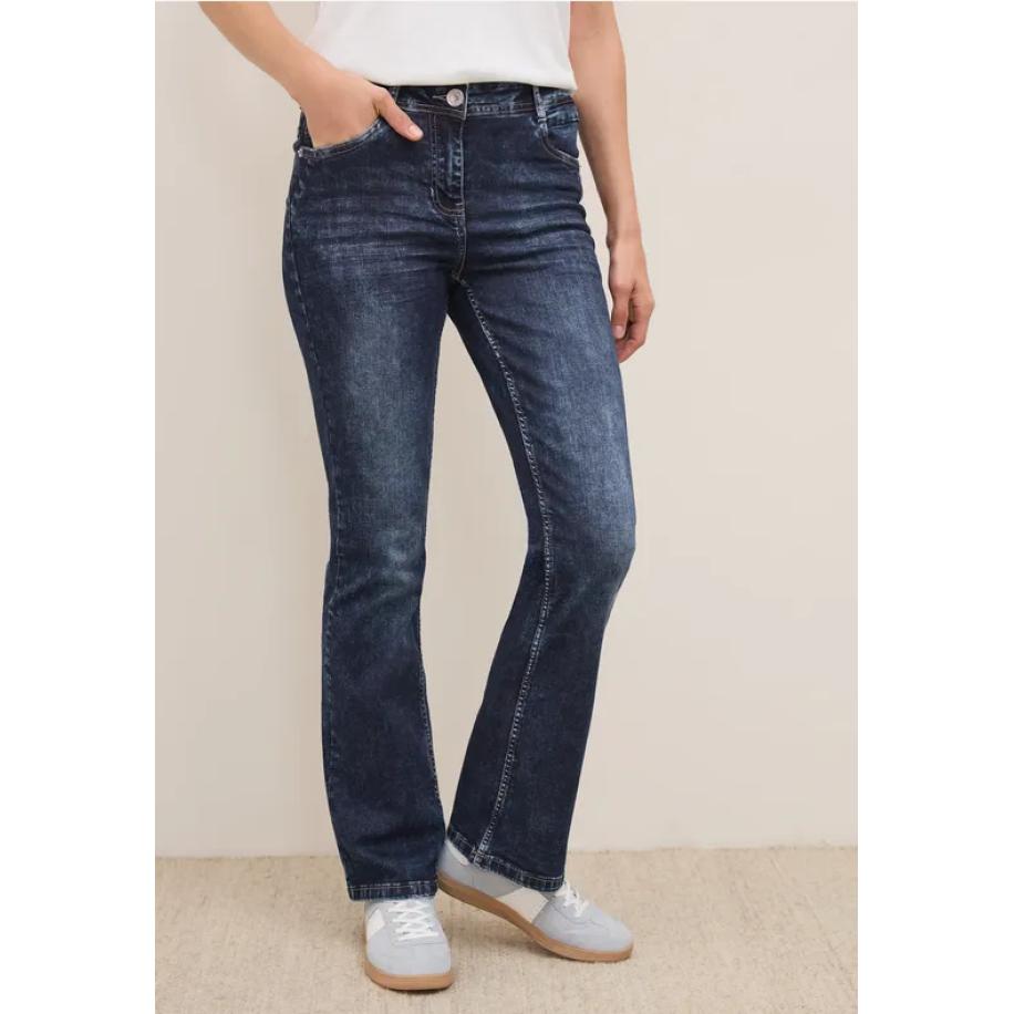 CECIL Bootcut jeans Blauw