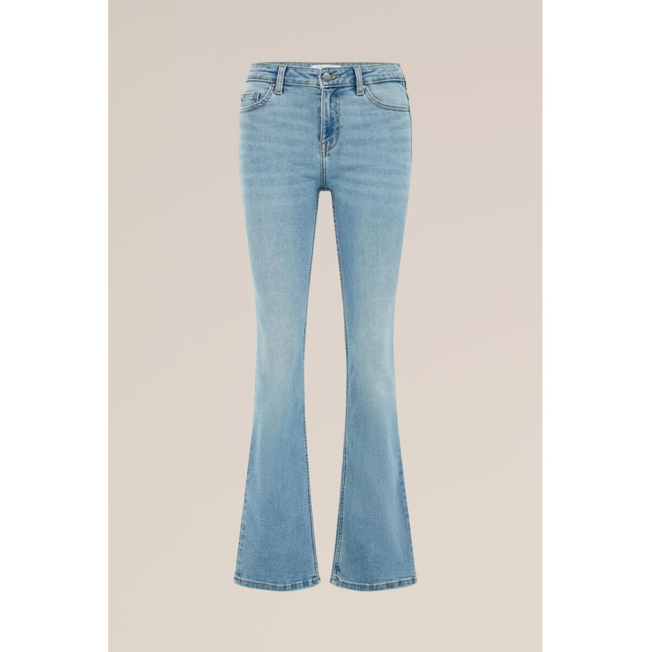 Blue Ridge dames bootcut jeans mid waist - Lichtblauw - Katoen - Maat: 26/30 Blauw