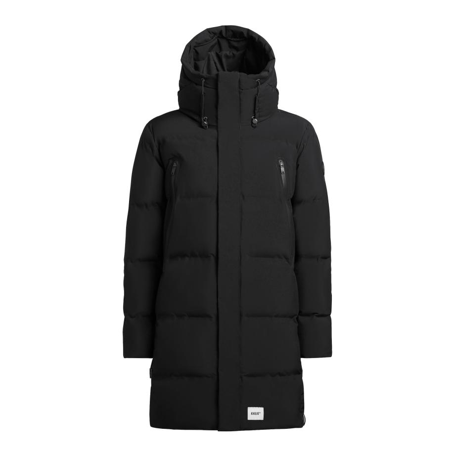 Khujo khujo Winterjas Morse3 zwart -