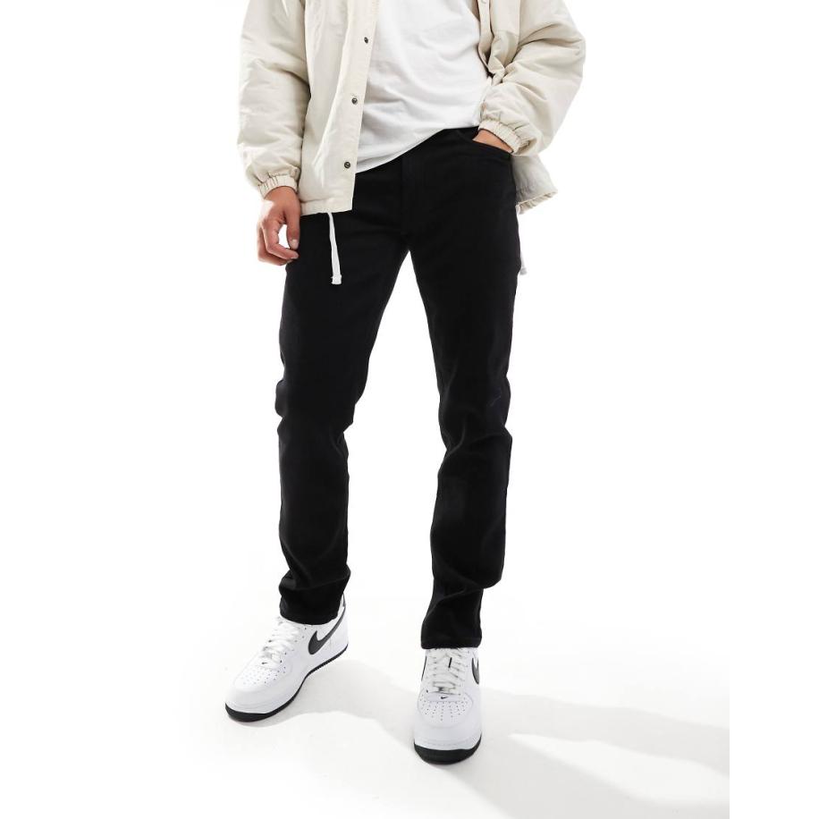 Farah - Elm - Smalle jeans in zwart Zwart