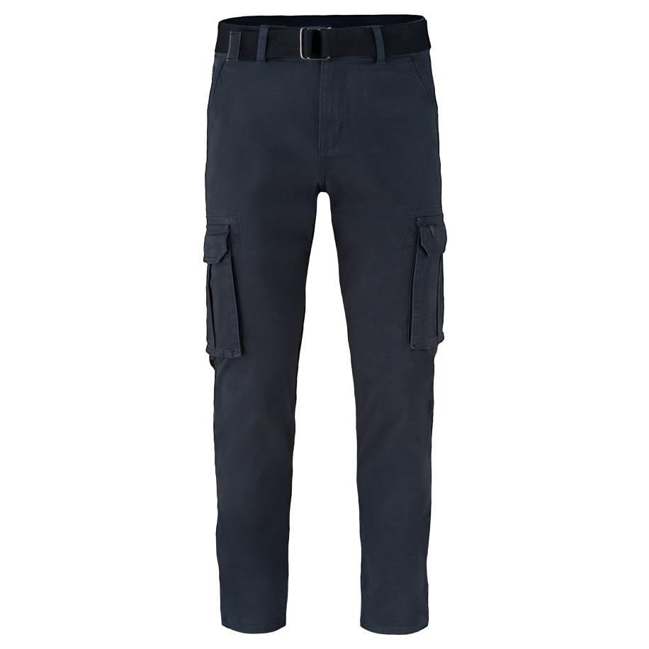 H.I.S H.I.S Jeans Cotton Heritage (mit Gürtel) donkerblauw -