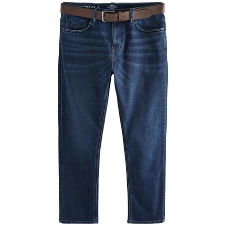Next Next Jeans blauw denim / bruin