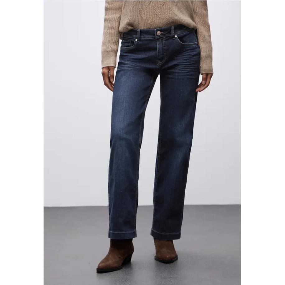 Street One Straight Legs jeans Blauw