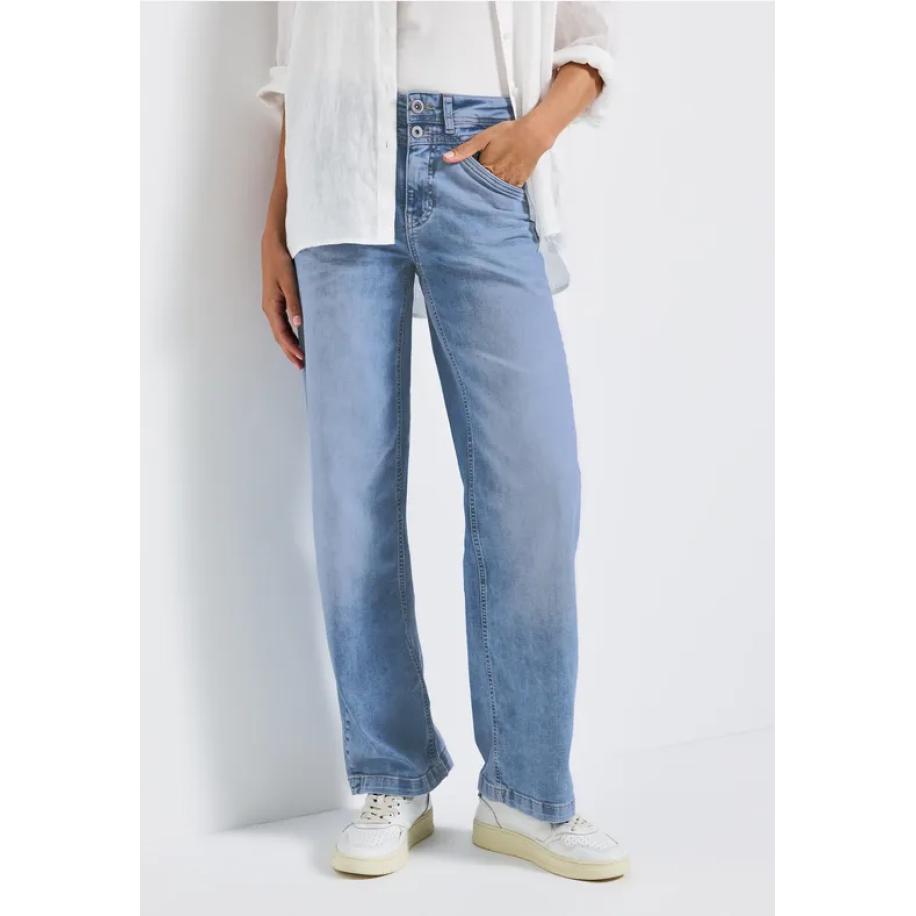 Street One Wide Legs Jeans Blauw