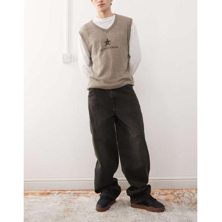 COLLUSION - x011 - Timmermansjeans in zwart met wassing