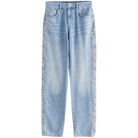Next Next Jeans blauw / wit