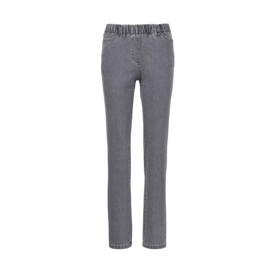 Goldner Goldner Jeans Louisa grijs / lichtgrijs -