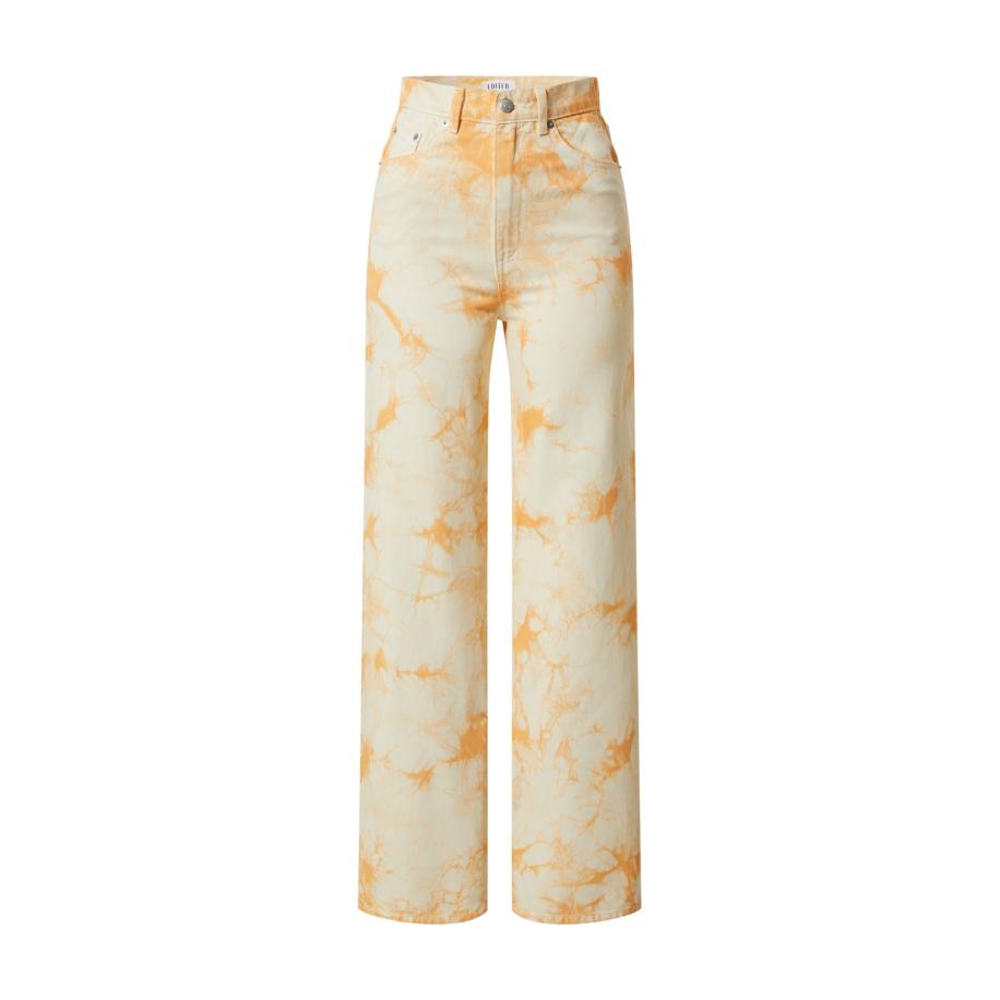 EDITED EDITED Jeans Avery lichtgeel / oranje -