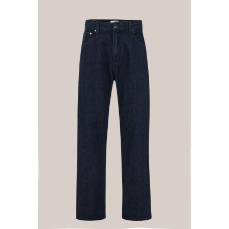 Van Gils heren tapered fit jeans - Tapered - Donkerblauw - Biologisch katoen - Maat: 28/32