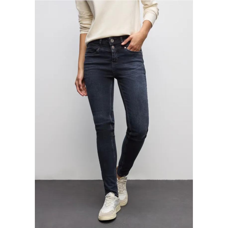 Street One Slim Fit jeans Blauw