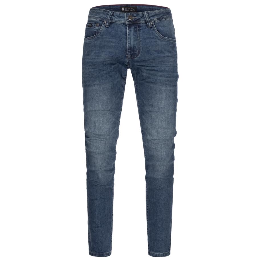 Peak Time Peak Time Jeans blauw denim -