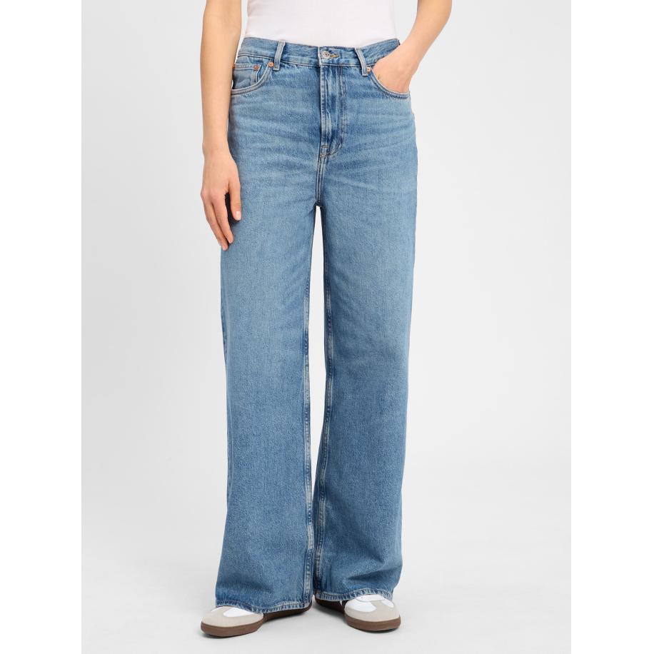 Samsøe & Samsøe Samsøe Samsøe Jeans Rebecca blauw denim -
