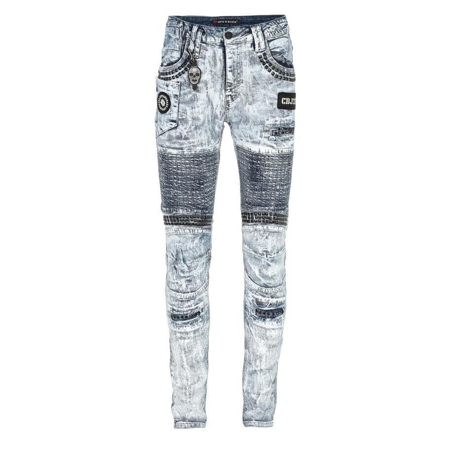 Cipo & Baxx CIPO & BAXX Jeans grey denim / lichtgrijs -