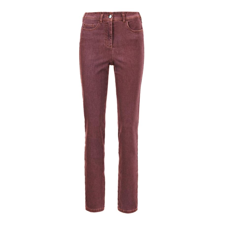 Goldner Goldner Jeans Louisa roestbruin -
