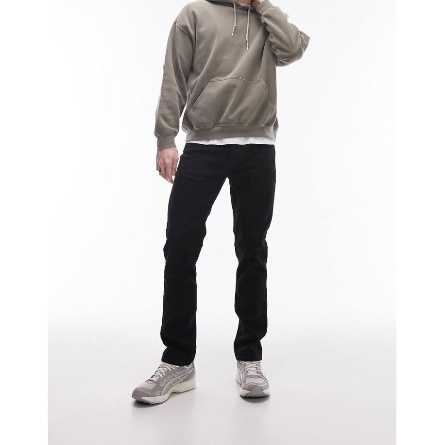 Topman - Smalle jeans in zwart Zwart