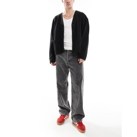 Jack & Jones - Alex - Baggy jeans met wassing in zwart