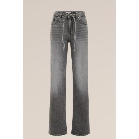 Blue Ridge dames wide leg jeans high waist - Grijs - Katoen - Maat: 29