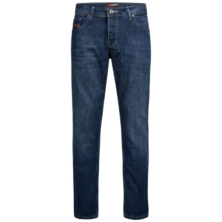 Alessandro Salvarini Alessandro Salvarini Jeans donkerblauw / bruin -
