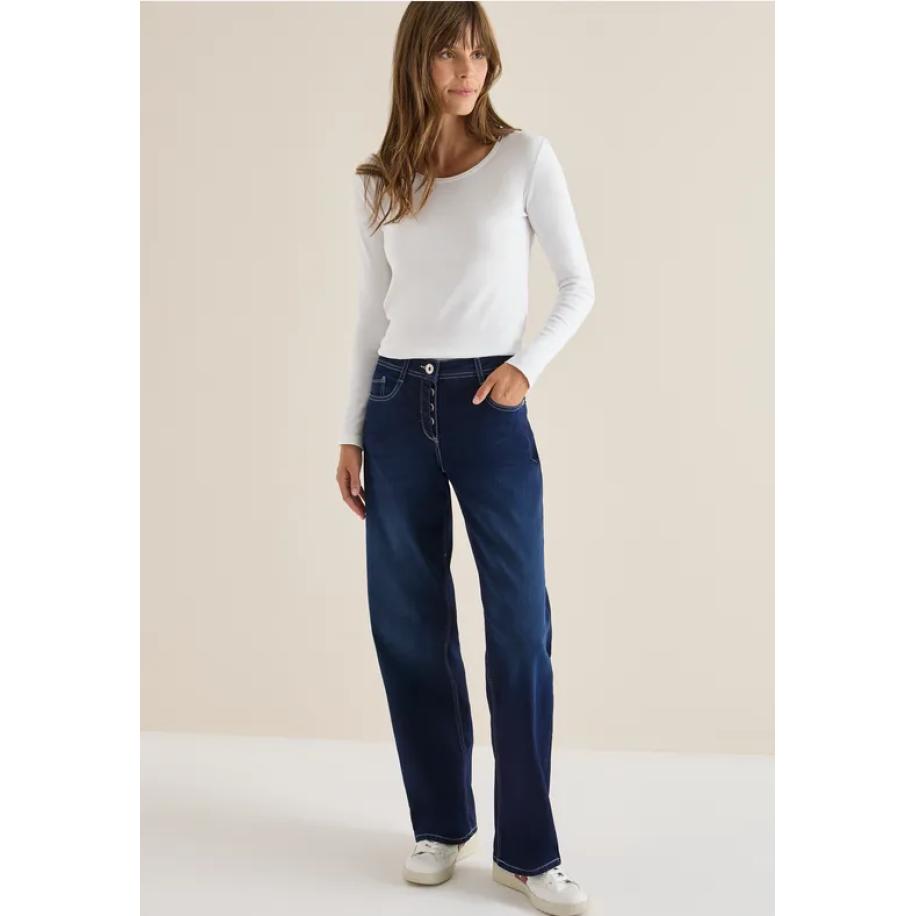 CECIL Wide Legs Jeans Blauw