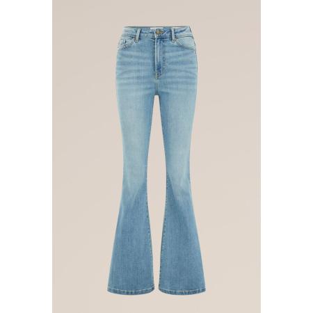 Blue Ridge dames high rise flared jeans high waist - Blauw - Katoen - Maat: 26/30
