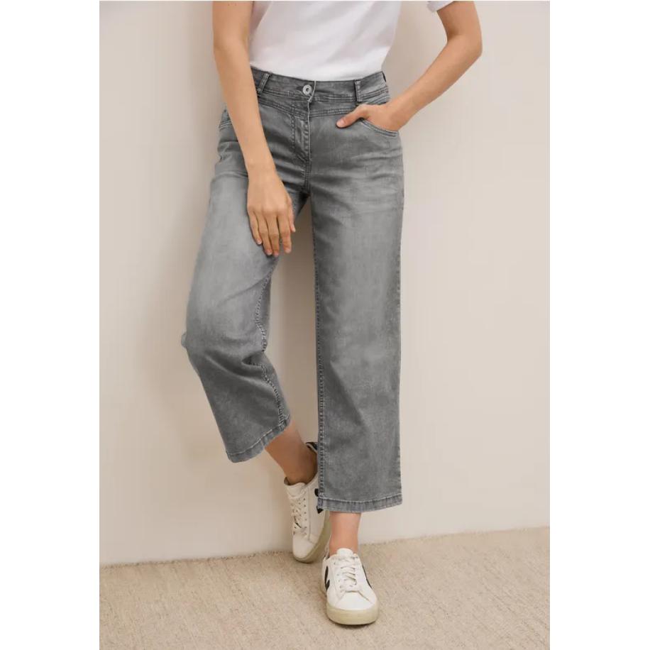 CECIL Wide Legs Jeans Grijs