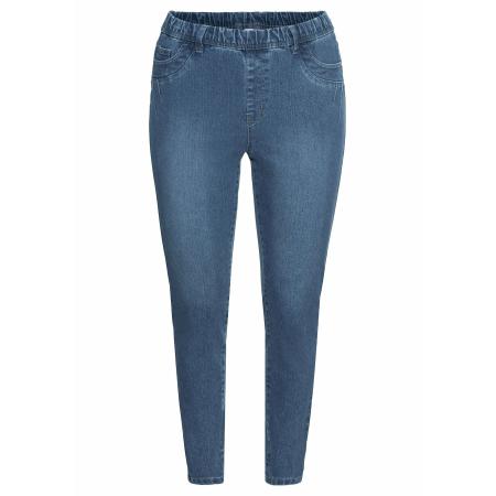 SHEEGO Jeggings blauw denim