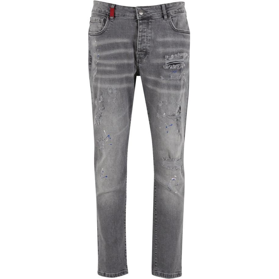 2Y Premium Jeans Leonardo grey denim Grijs