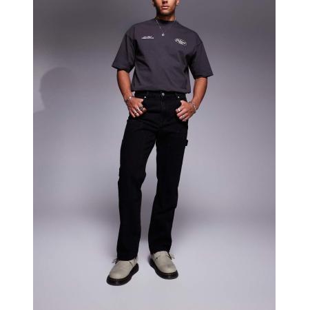 Faded Store - Timmermansjeans in zwarte wassing