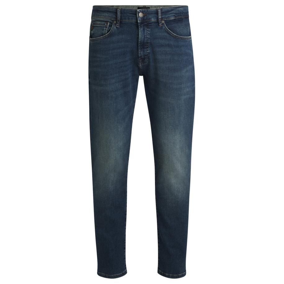 COLLUSION - Baggy jeans met omslag in mid wash-Blauw Blauw