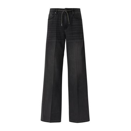 s.Oliver s.Oliver Jeans zwart gemêleerd