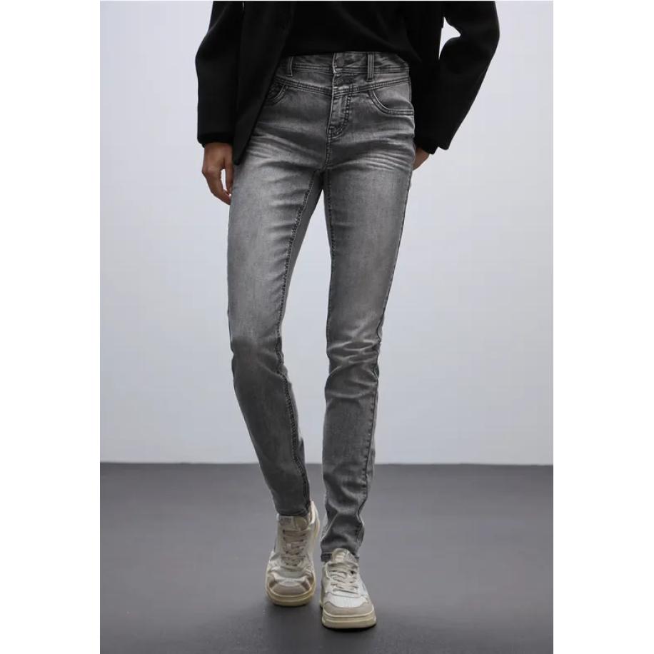 Street One Slim Fit jeans Grijs