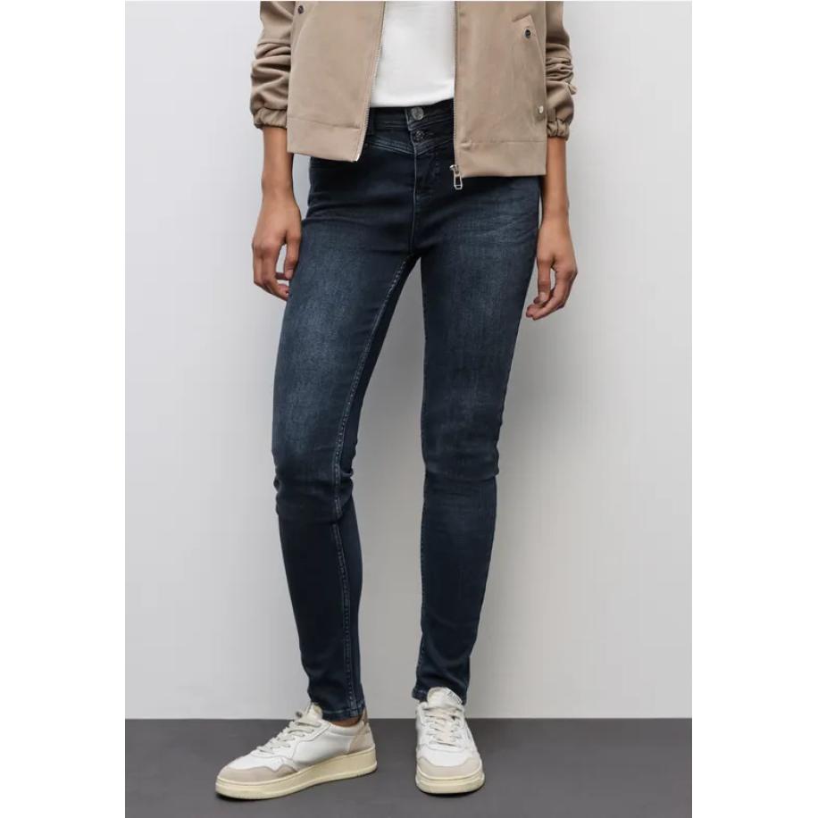 Street One Slim Fit jeans Blauw
