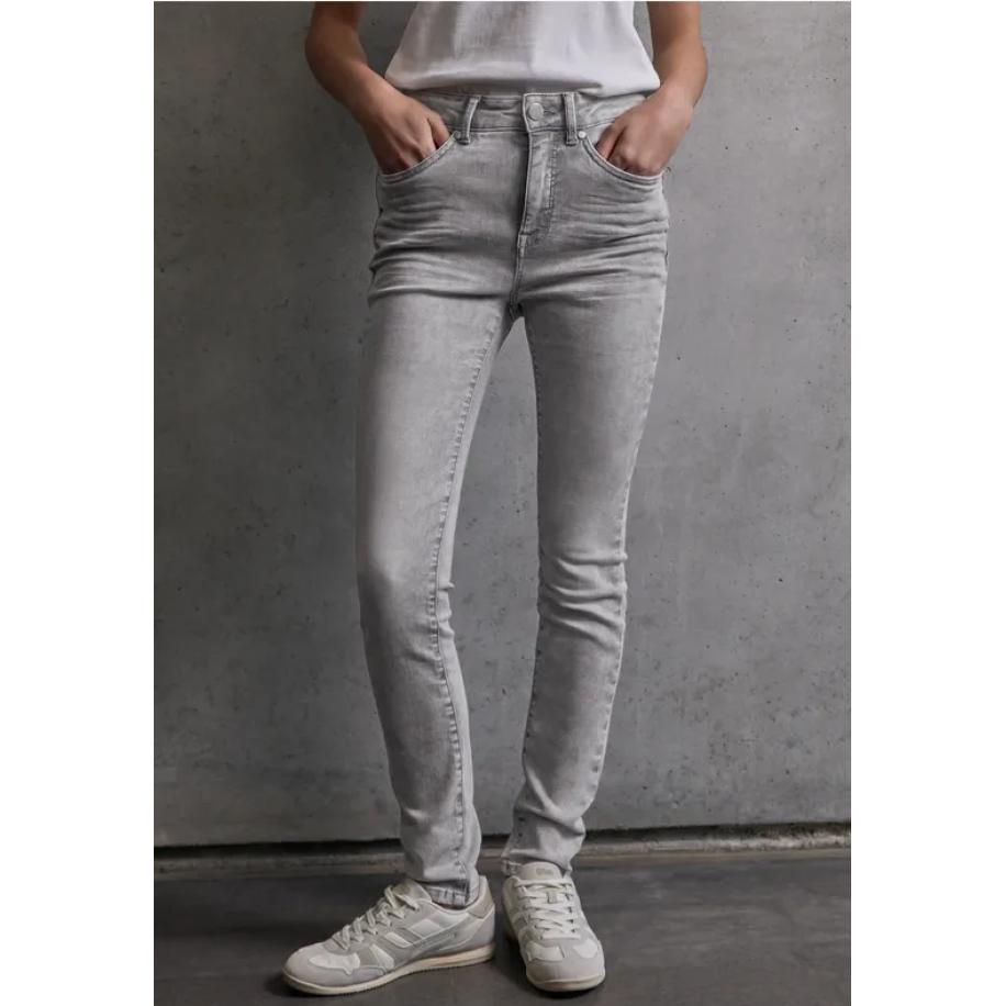 Street One Skinny Fit jeans Grijs