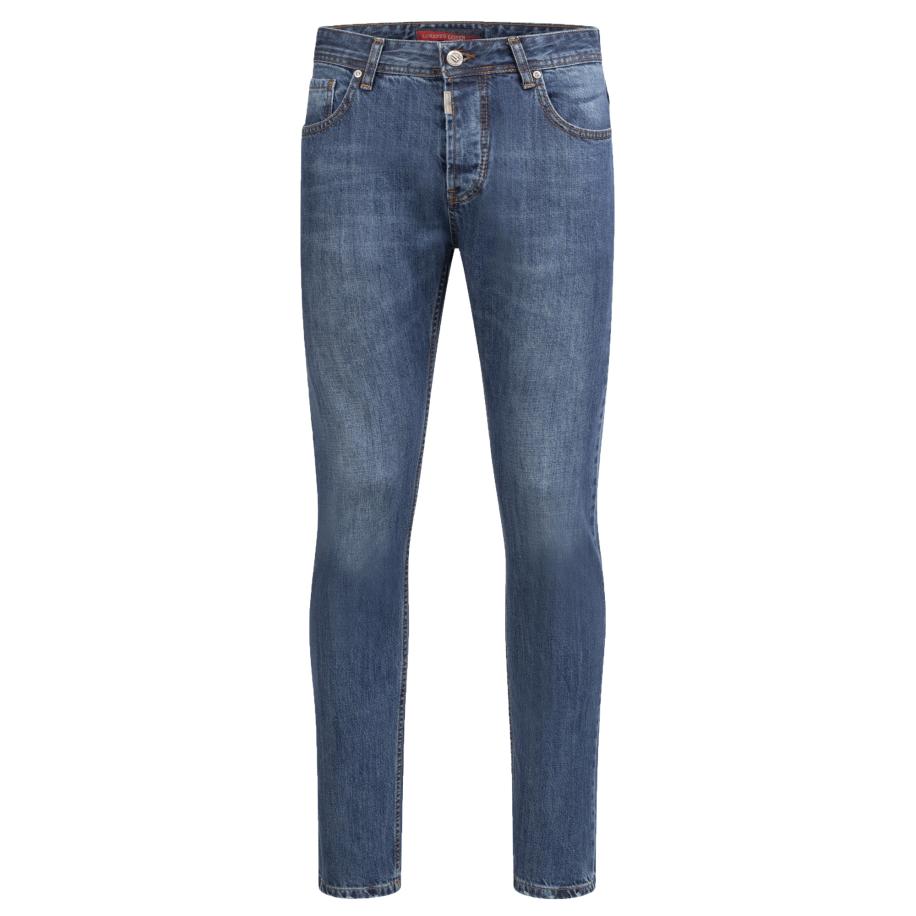 Lorenzo Loren Lorenzo Loren Jeans blauw denim -