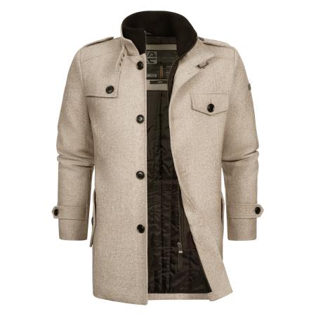 INDICODE JEANS INDICODE JEANS Tussenjas Brandon greige