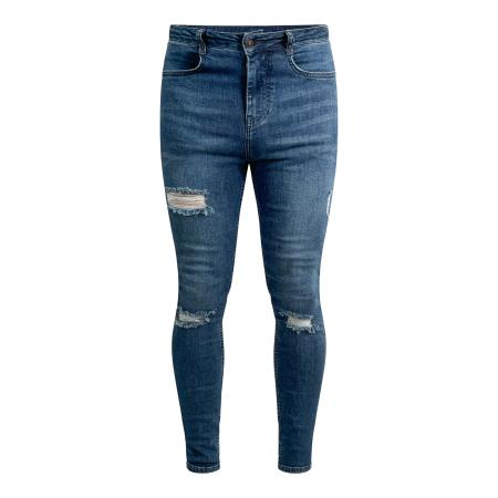 SikSilk SikSilk Jeans blauw denim